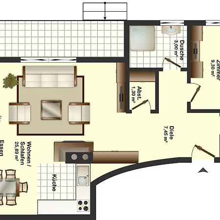 Apartment 2 - 3 Konigsleiten